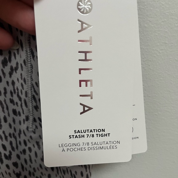 Athleta Salutation 7/8 tights NWT size S - Picture 6 of 6